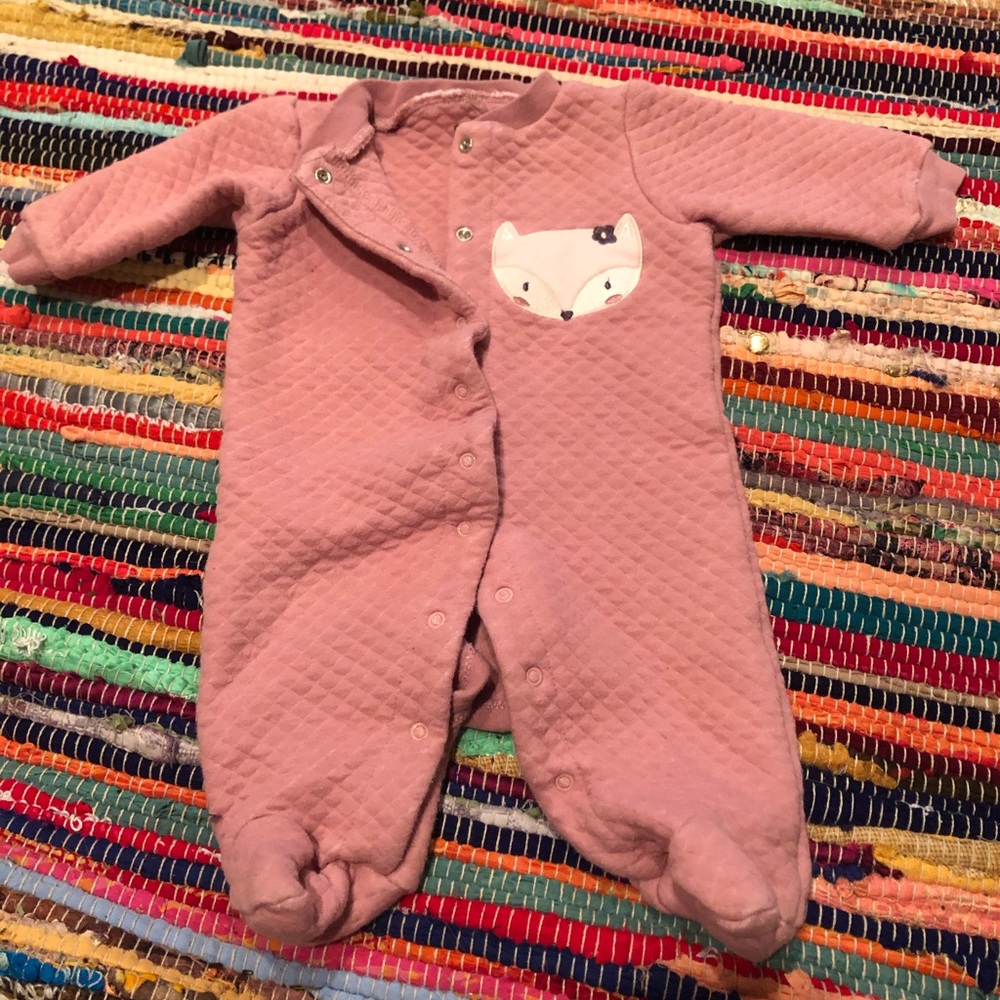 Baby girl footie
